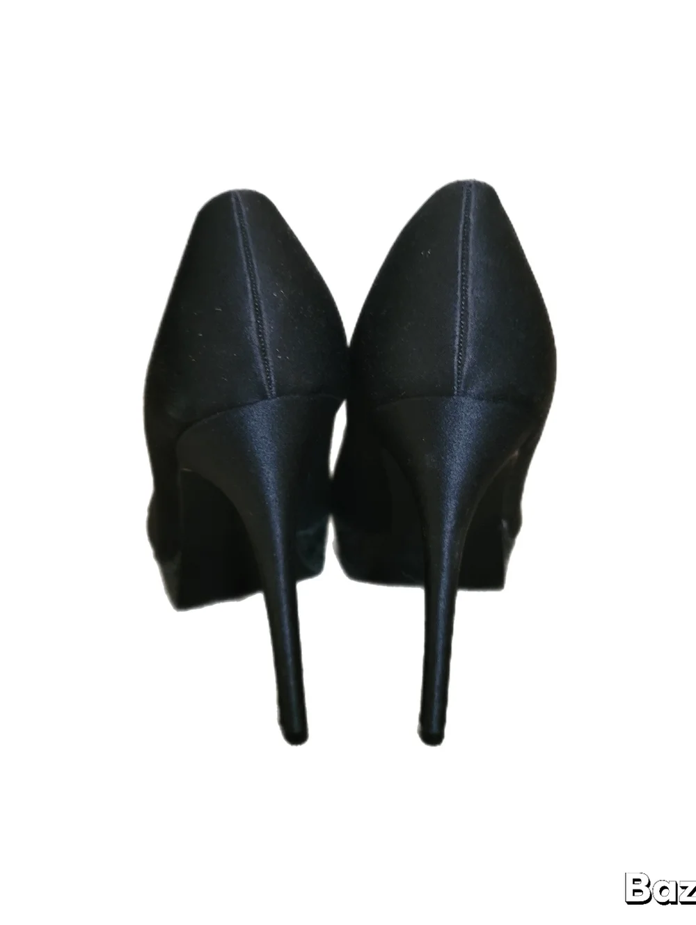Nina Heels Womens Size 7.5 M Black Glitter